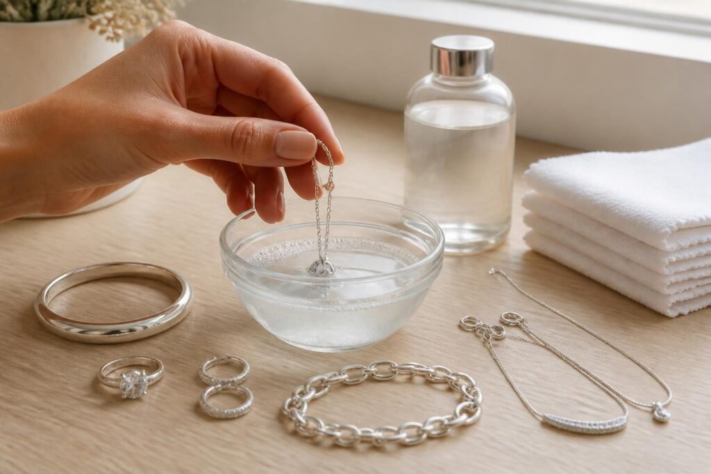 découvrez comment choisir le nettoyant idéal pour sublimer et entretenir la beauté de vos bijoux en argent.
