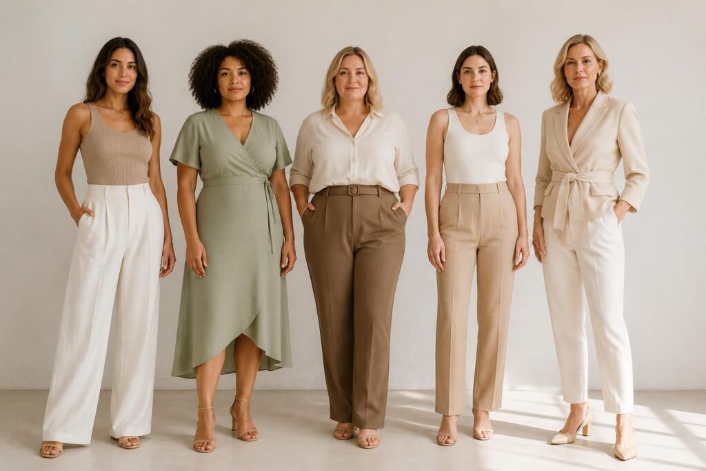 découvrez comment identifier votre morphologie féminine pour sélectionner des vêtements qui mettent en valeur votre silhouette et subliment votre style.